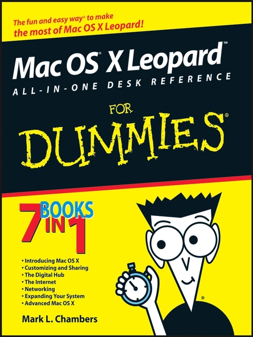 Title details for Mac OS X Leopard All-in-One Desk Reference For Dummies by Mark L. Chambers - Available